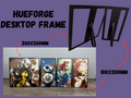 Desktop Frame for HueForge Layered Art Panels