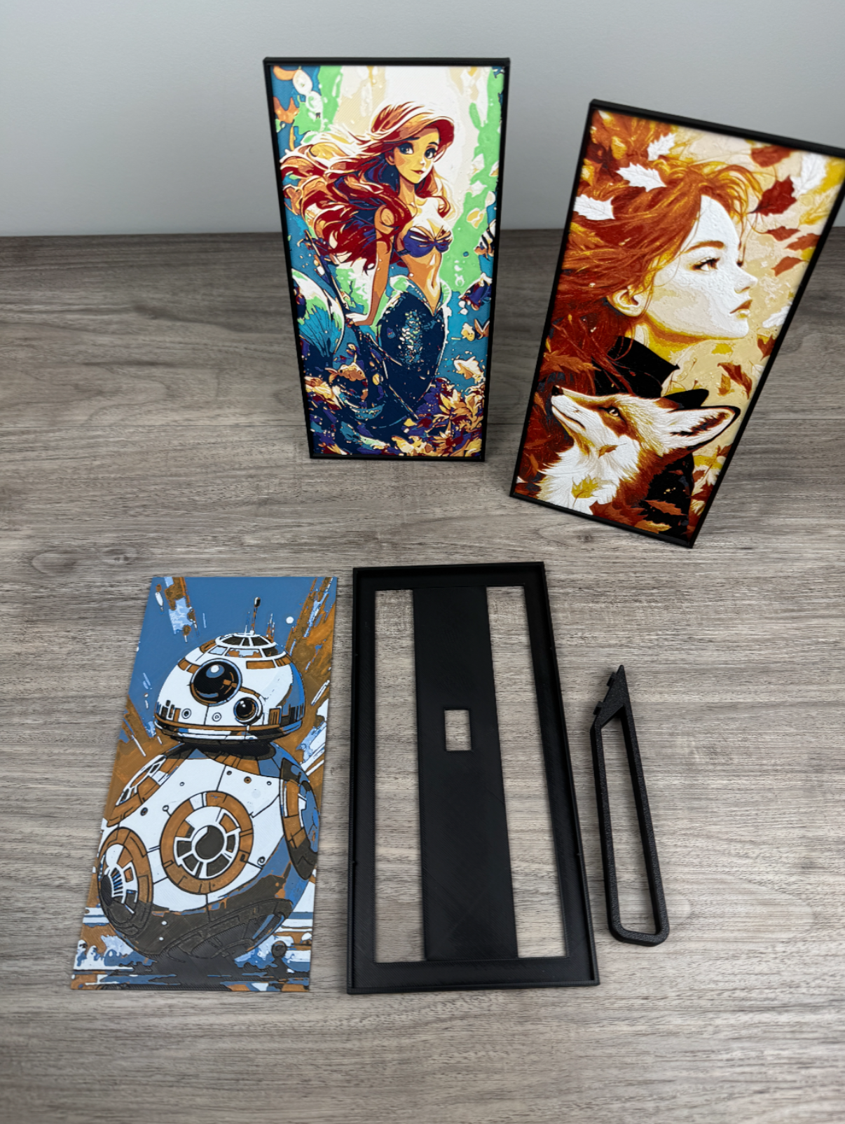 Desktop Frame for HueForge Layered Art Panels