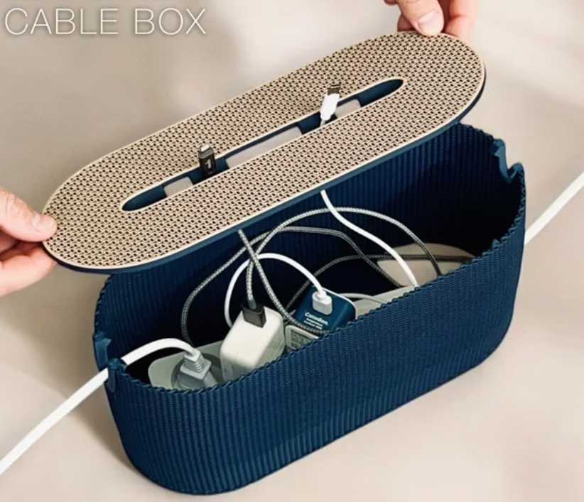NEST Cable Box – 3D Printed Woven Cable Organiser
