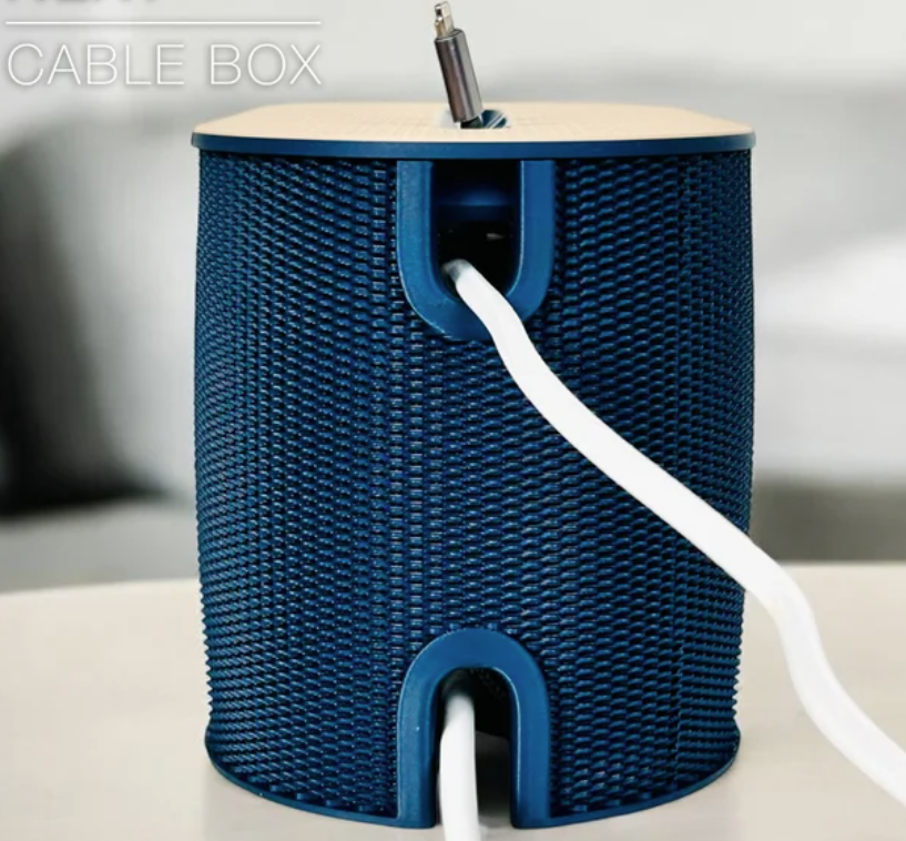NEST Cable Box – 3D Printed Woven Cable Organiser