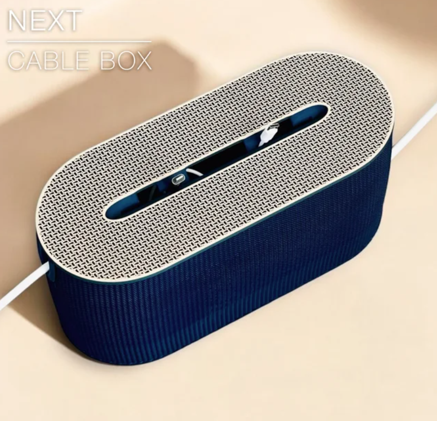 NEST Cable Box – 3D Printed Woven Cable Organiser
