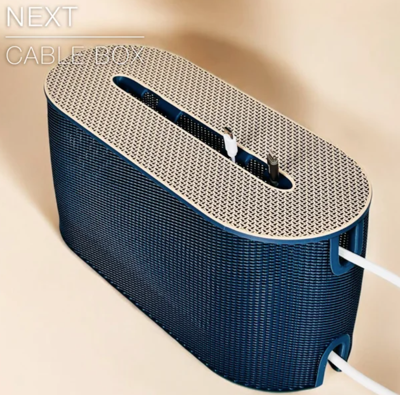 NEST Cable Box – 3D Printed Woven Cable Organiser