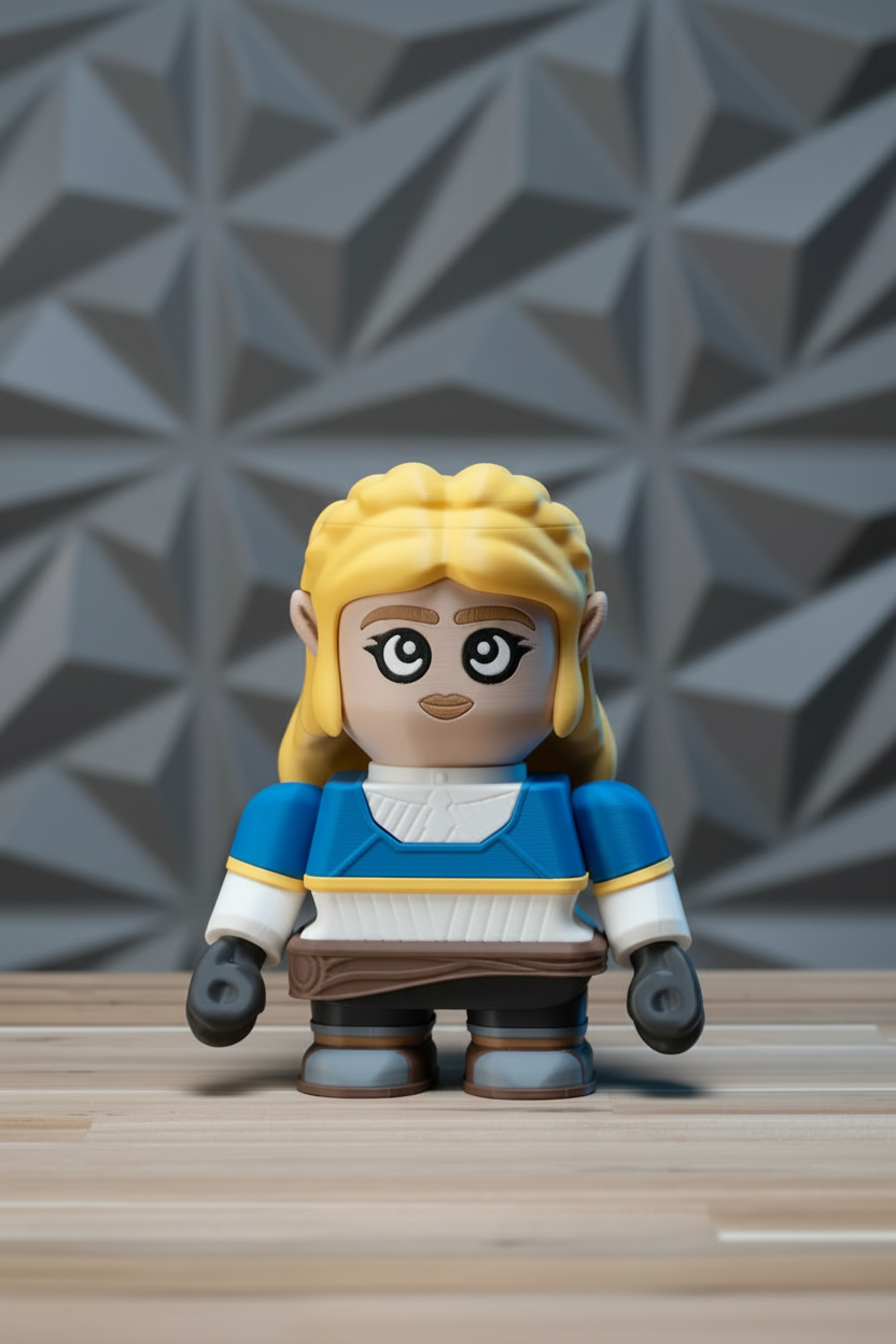 Chunky Princess Zelda - Legend of Zelda Kit | No Glue