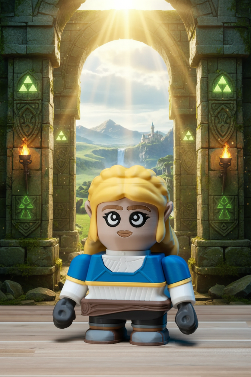 Chunky Princess Zelda - Legend of Zelda Kit | No Glue