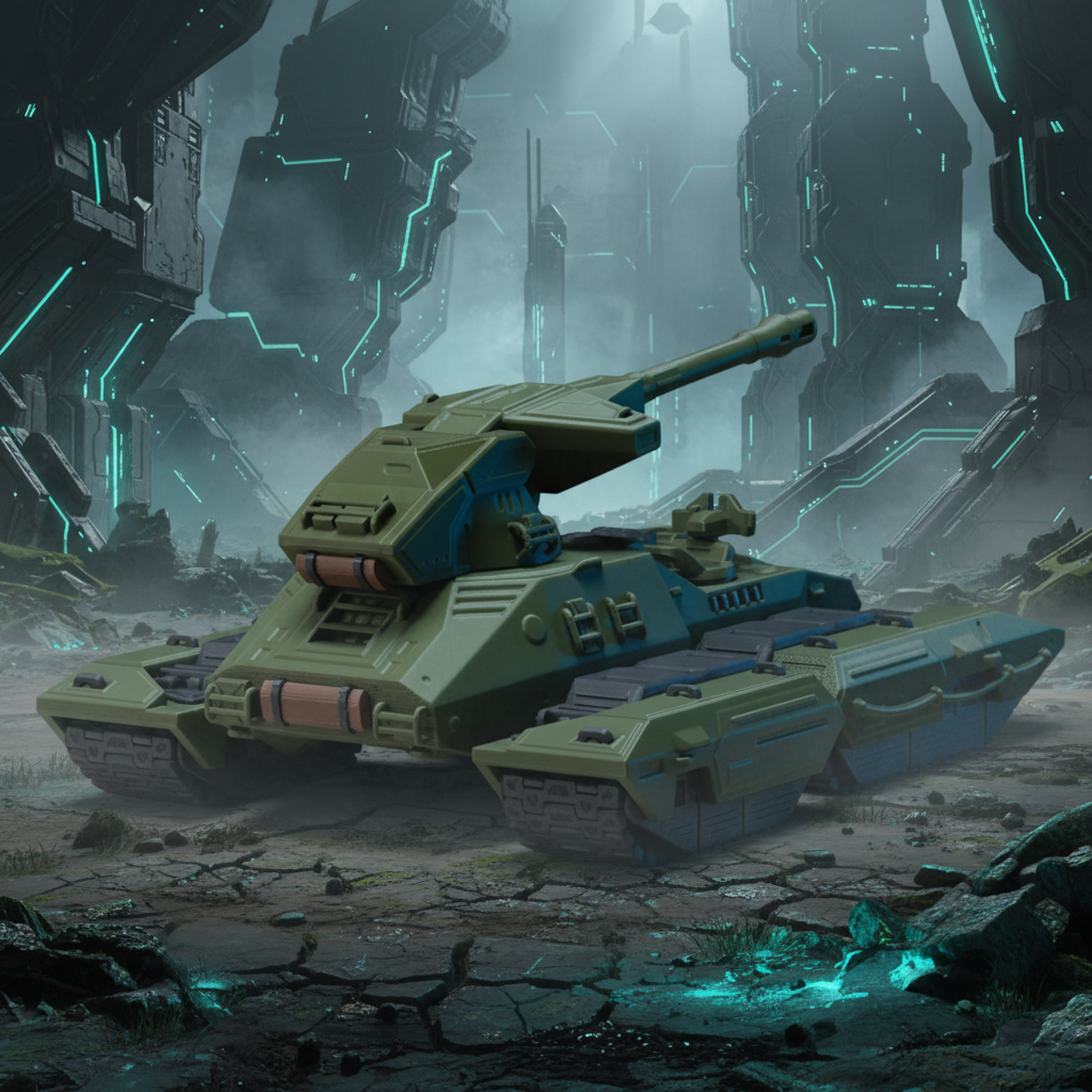 M808 Scorpion Tank – Halo 3D Printed Vehicle Kit | Moving Tracks & Rotating Turret