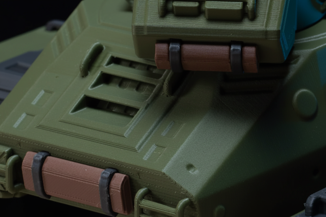 M808 Scorpion Tank – Halo 3D Printed Vehicle Kit | Moving Tracks & Rotating Turret