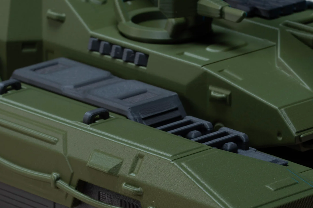 M808 Scorpion Tank – Halo 3D Printed Vehicle Kit | Moving Tracks & Rotating Turret