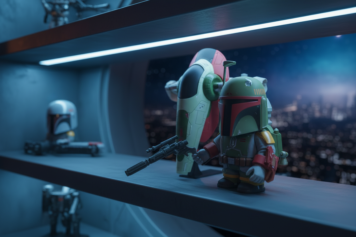 boba fett and Slave 1 model kits