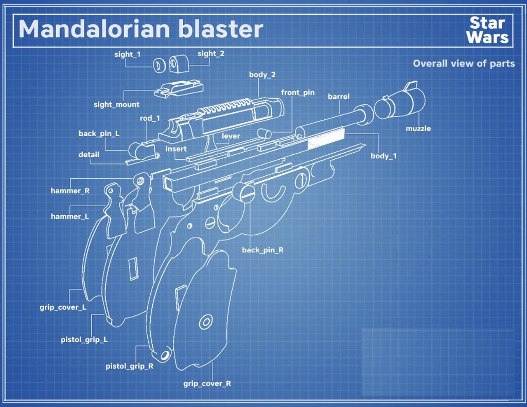 IB-94 MANDALORIAN BLASTER