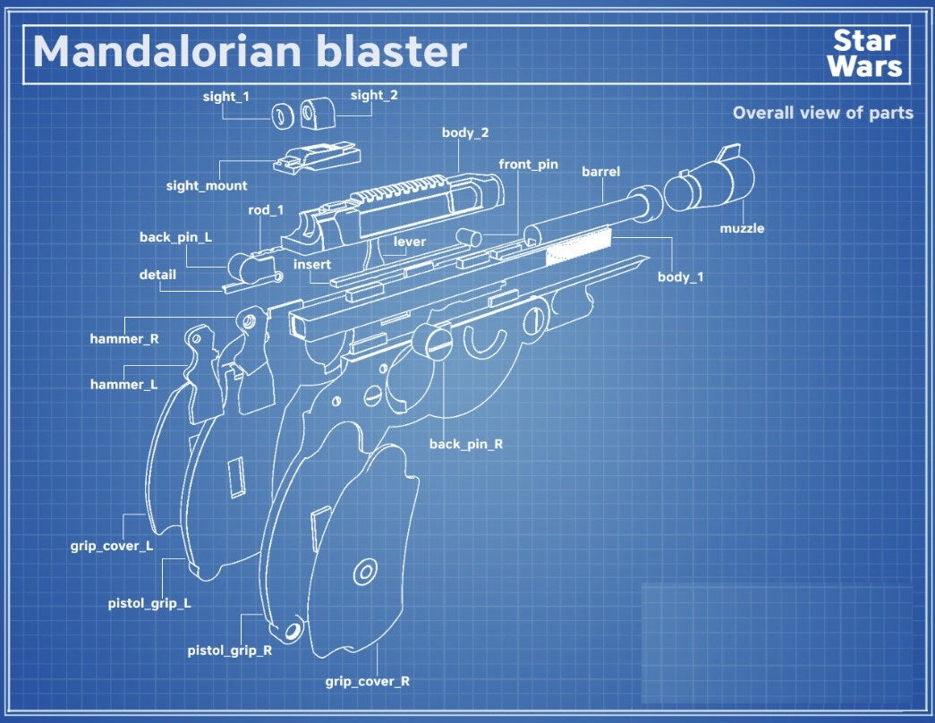 IB-94 MANDALORIAN BLASTER
