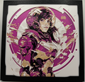 Panneau d'art 3D en couches - Overwatch D'va