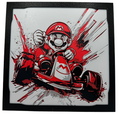 Panneau d'art 3D multicouche - Mario Kart