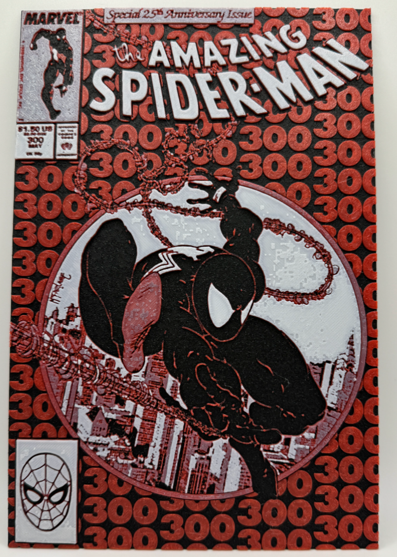 Comic book cover of 'The Amazing Spider-Man' with a spider character and Marvel logo.