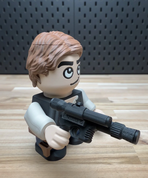 Maquette de Han Solo en version chibi