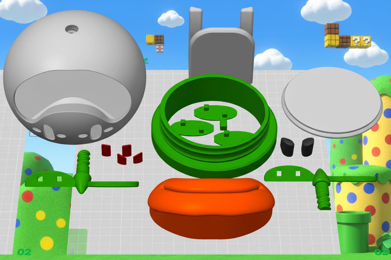 Clown Car for Bowser Jr. Model Kit