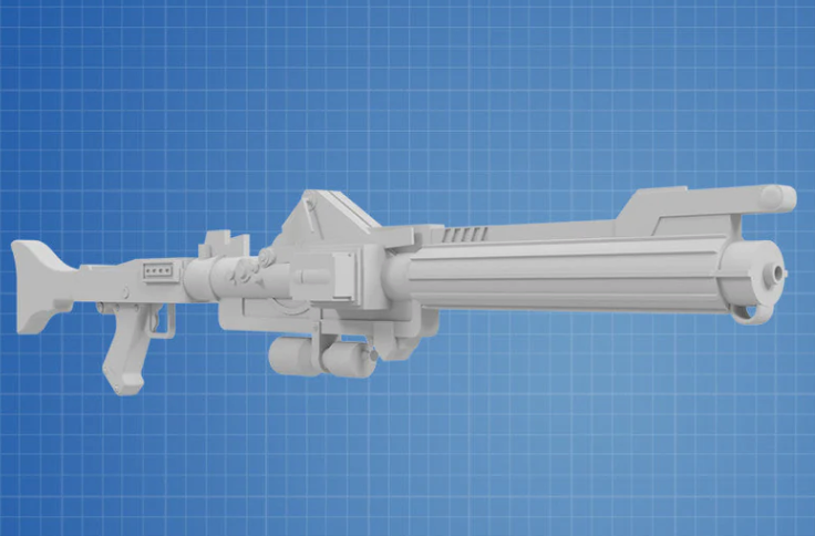 DC-15A Blastergewehr – Star Wars 3D-gedruckter Modellbausatz