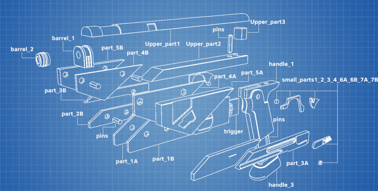 Westar-35 Blaster Pair – 3D Printed Cosplay Prop Kit