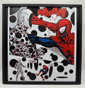 Layered 3D Art - Comic Character - Spider-Man vs The Spot (200 x 200)
