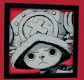Layered 3D Art Panel - Tony Tony Chopper Hueforge