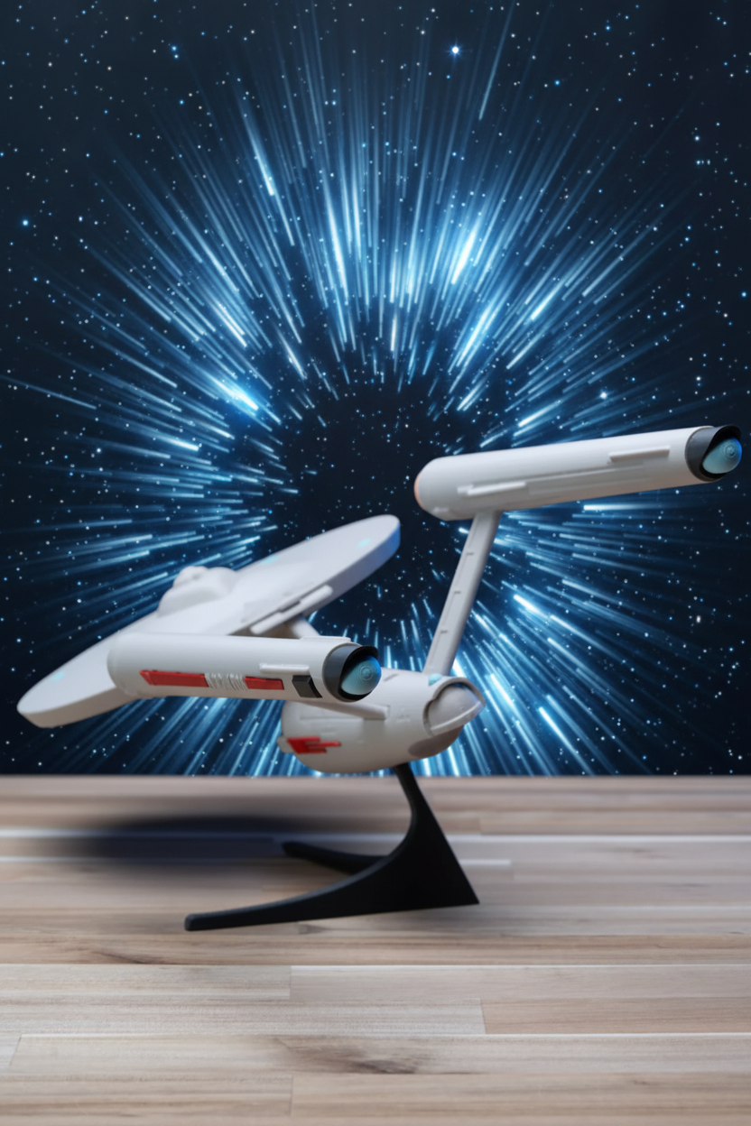 USS Enterprise – Star Trek 3D Printed Model Kit | Sci-Fi Fan Gift | UK Made