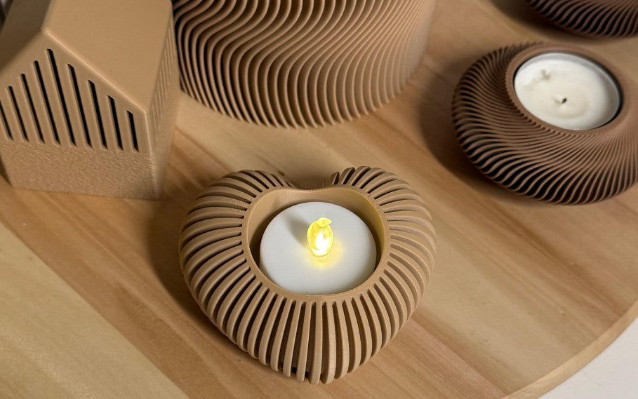 Valentines - Heart Shaped Tea Light