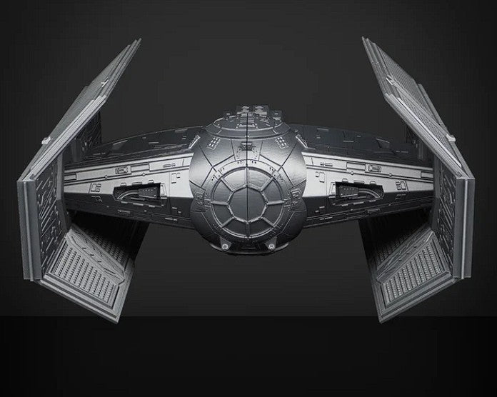 Assembled TIE Advance Star Fighter ready for painting