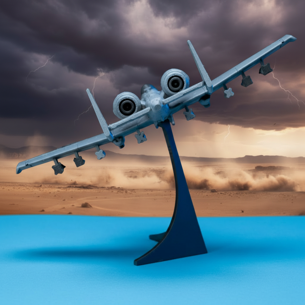 A-10 Warthog – Action Scene + Blue Table Rear