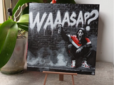 Ghostface Waaasap layered 3D wall art panel