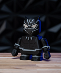 Chunky Black Panther 3D printed model kit, front view