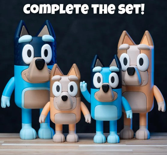 Bluey Heeler Family Model Kits