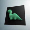 3D-Schnittkunst – Dinosaurier
