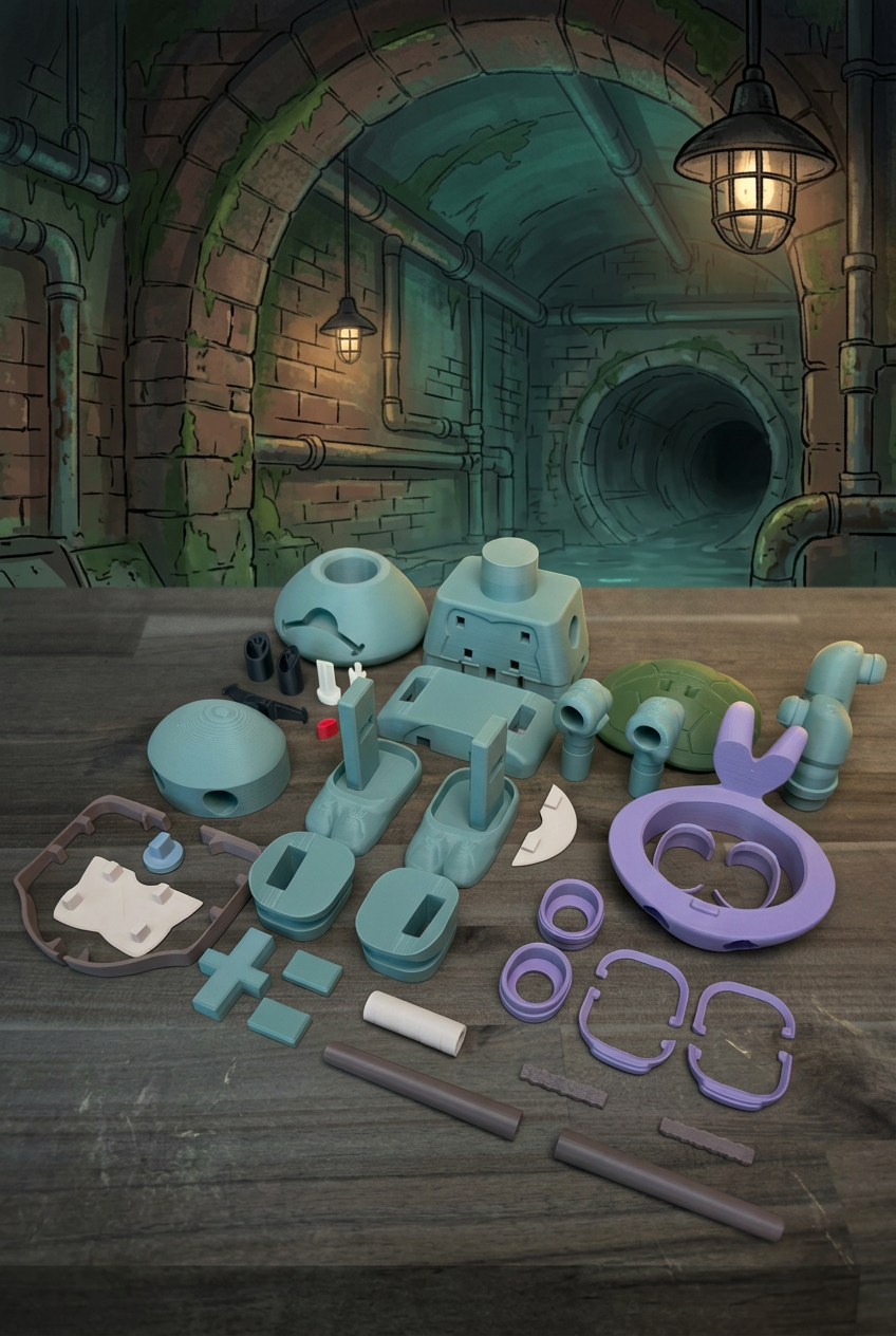 Donatello kit parts