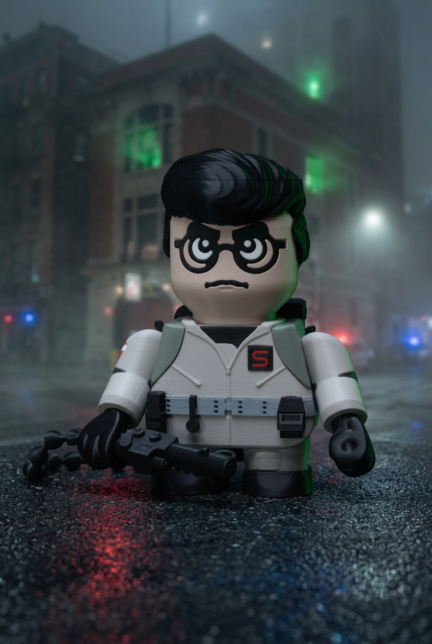 Egon front Ghostbusters background preview