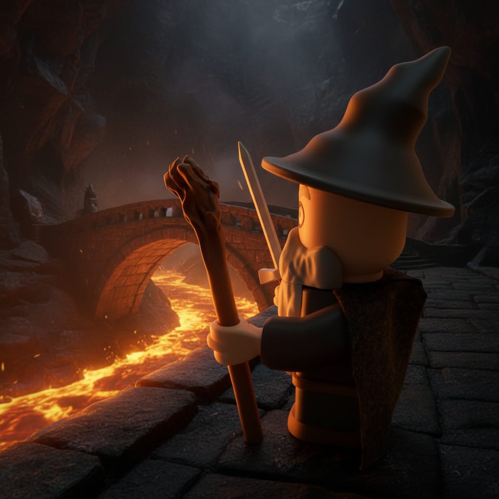 Gandalf Image 3 – Moria Stone