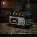 Ghost Trap with firehouse workshop background