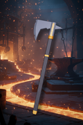 Gimli's Bearded Axe – Forge Backdrop