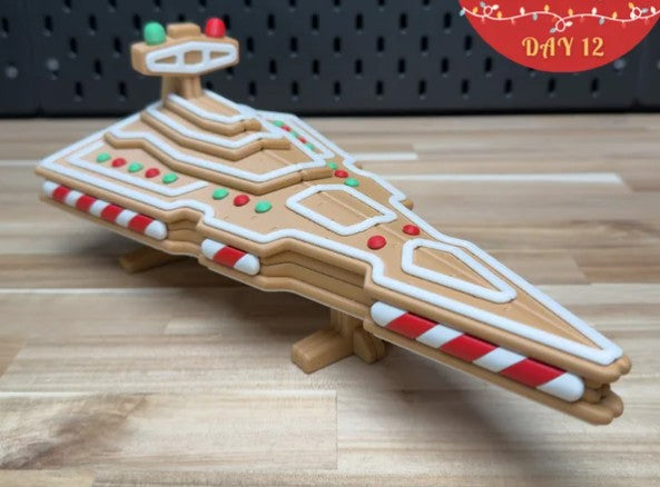 Gingerbread Star Destroyer kit