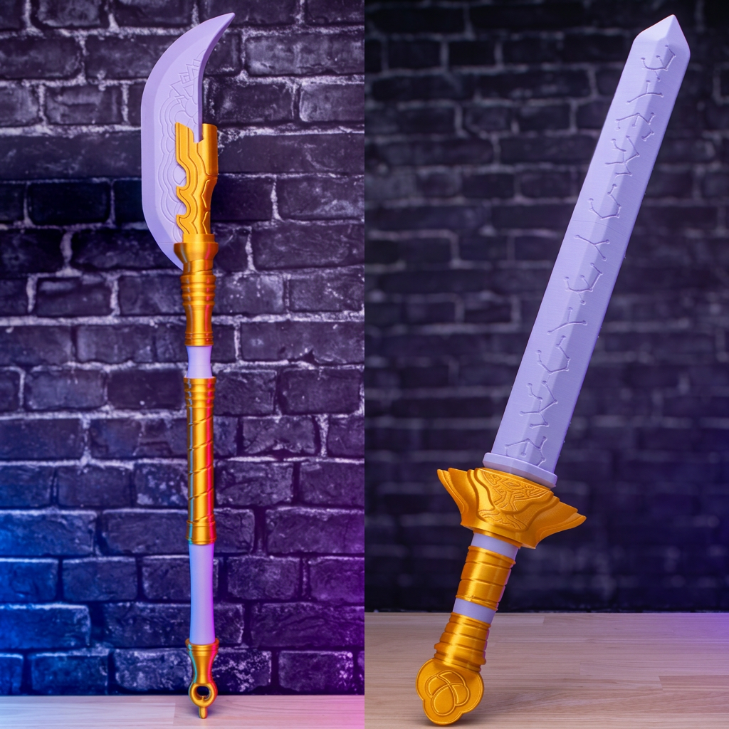 Glaive and long Rumi sword bundle