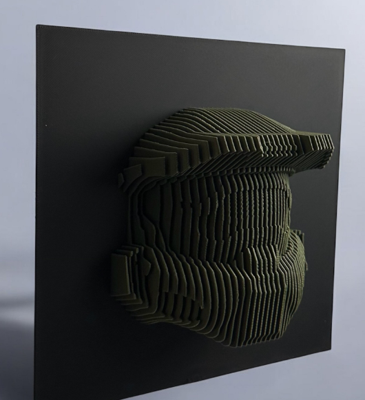 Sectional 3D Artwork - Master Chief