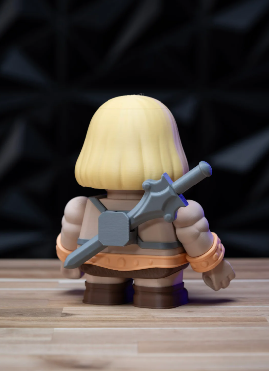 Chunky He-Man – Masters of the Universe 3D Printed Figurine Kit | Sci-Fi Fan Gift | UK Made