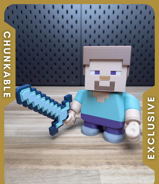 Chunky Steve Model kits - Push fit | No Glue kit