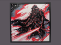 Lord Starkiller Star Wars layered 3D wall art panel