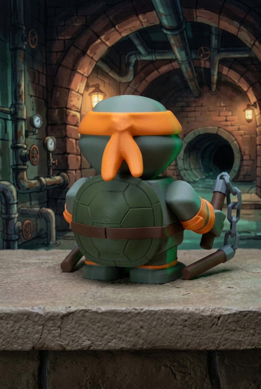 Michelangelo rear photo