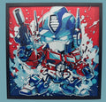Art 3D en couches - Optimus Prime - Édition Chibi - Transformers