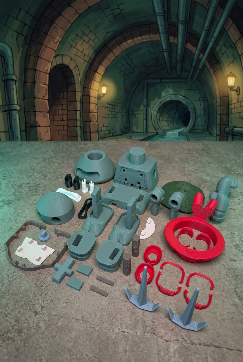 Raphael kit parts