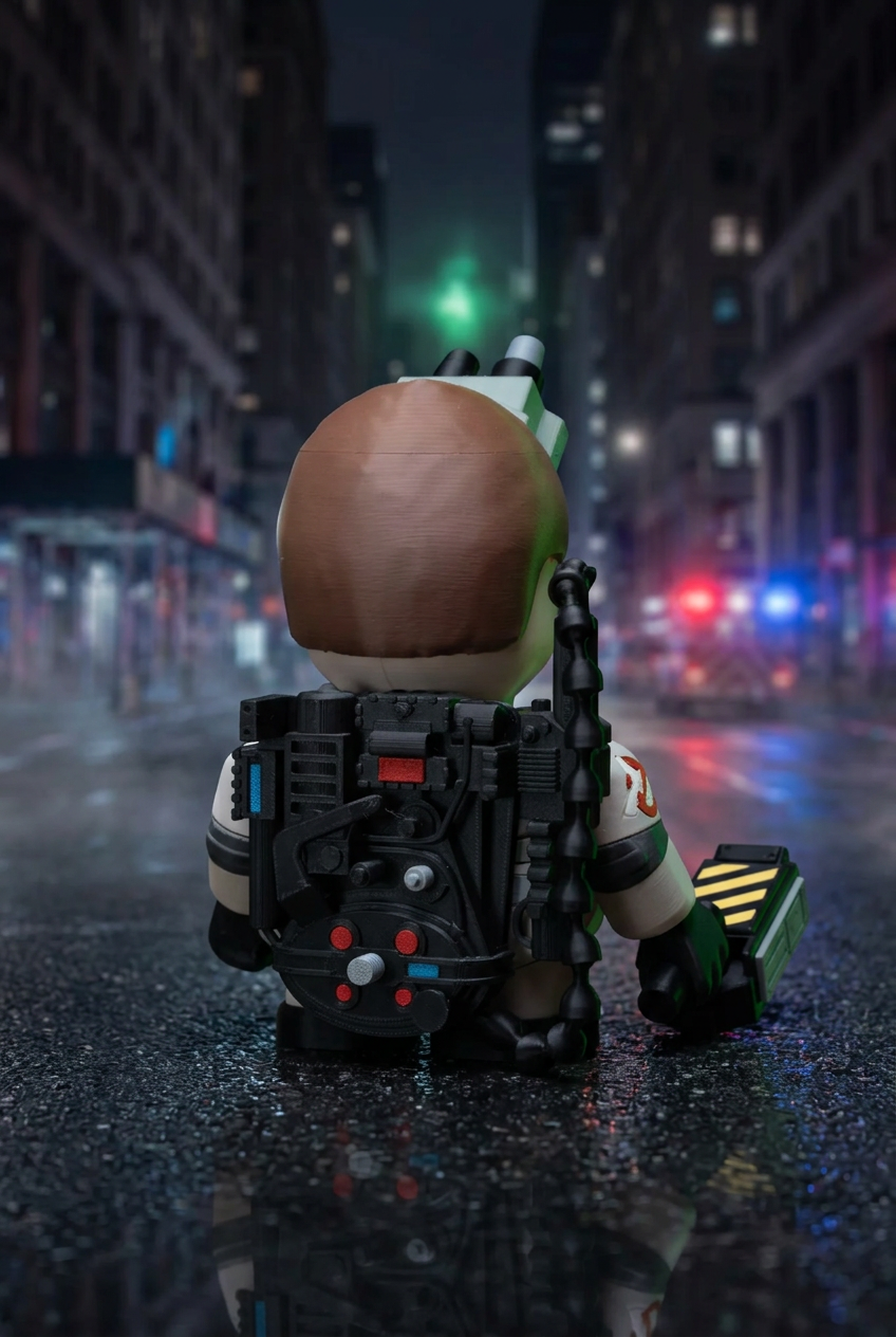 Ray Stantz rear Ghostbusters backdrop preview