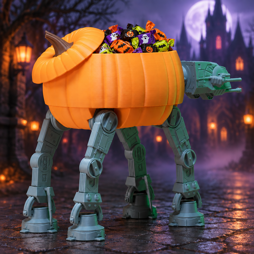 Reverse view with wrapped Halloween sweets