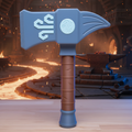 Skyborn Hammer – Forge Backdrop
