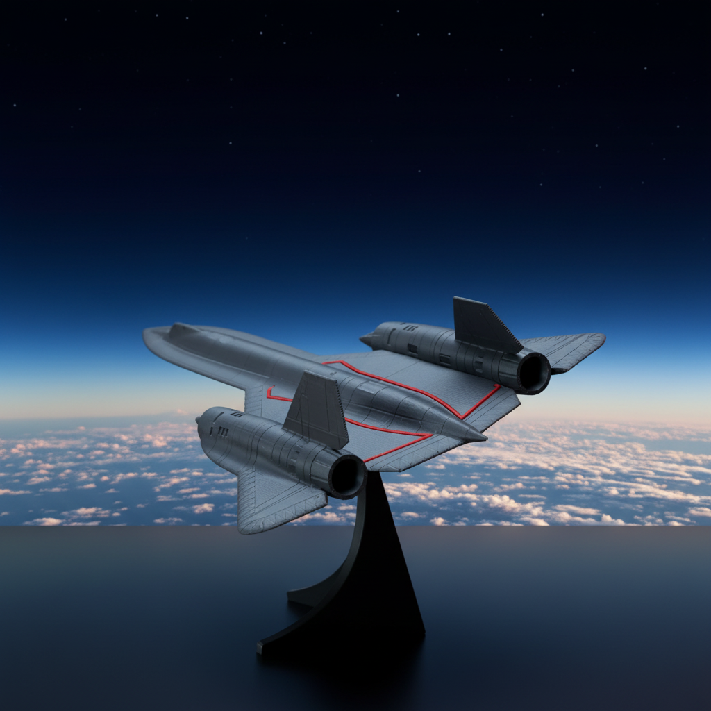 SR-71 Blackbird – Stratosphere Backdrop Rear