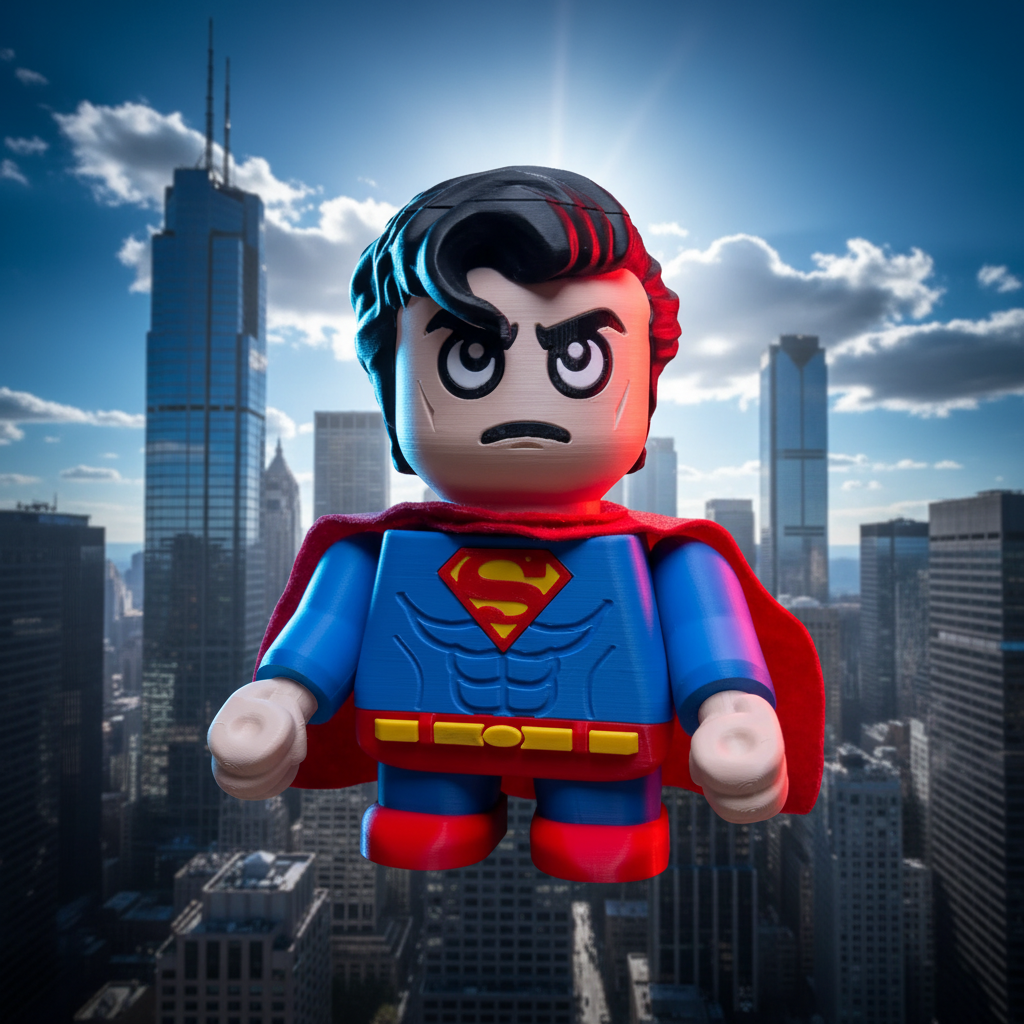Superman – Metropolis Skyline